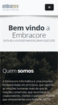 Mobile Screenshot of embracore.com.br